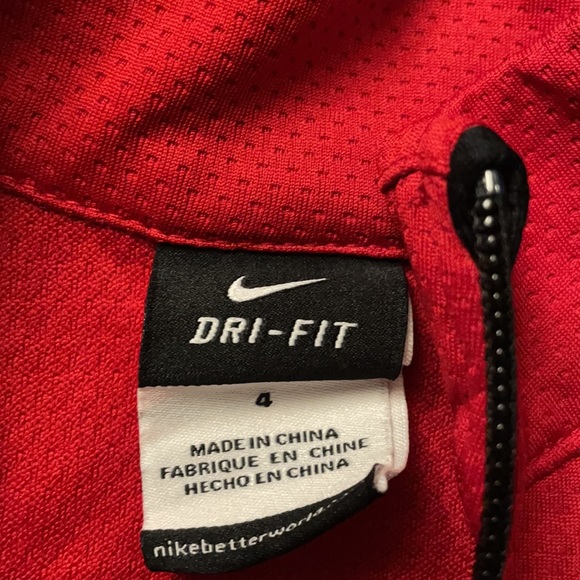 Nike zip up sweater size 4 - Picture 4 of 5